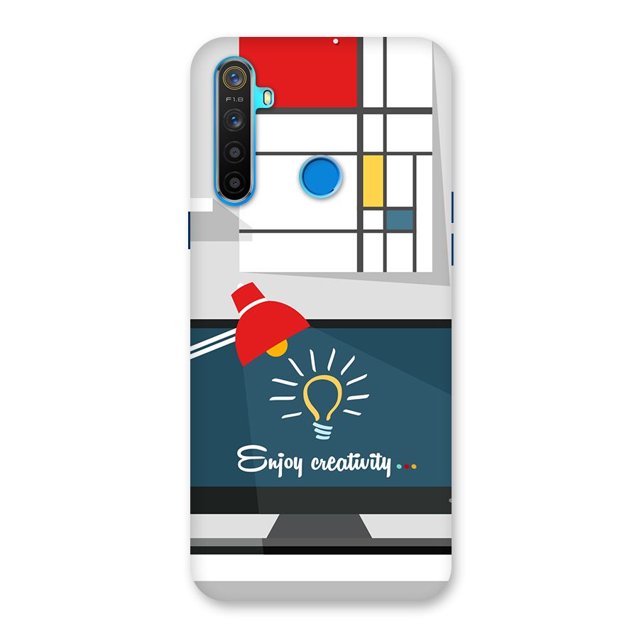 Creative Workspace Design Back Case for Realme 5