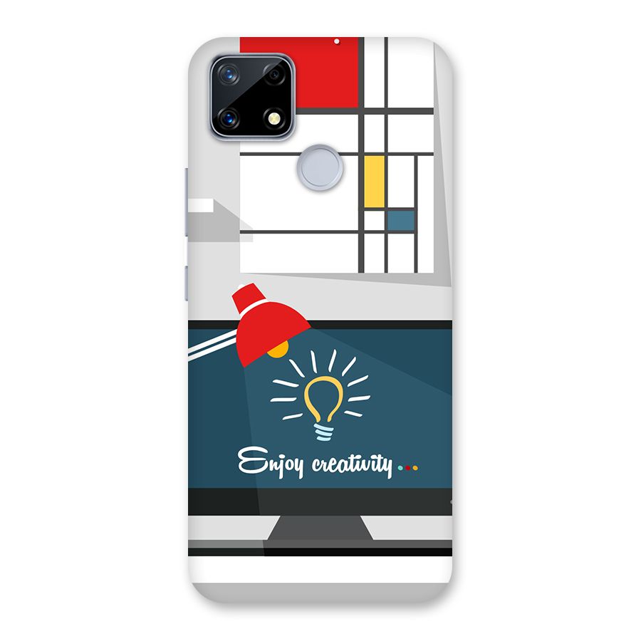 Creative Workspace Design Back Case for Realme Narzo 20