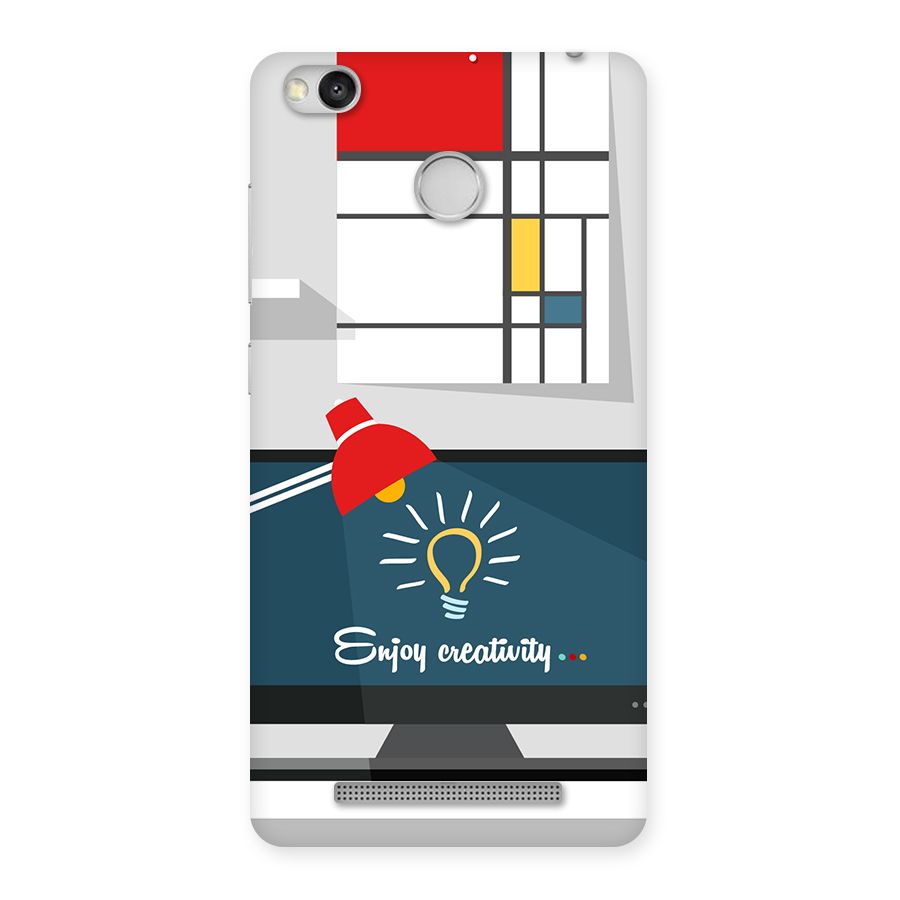 Creative Workspace Design Back Case for Redmi 3S Prime