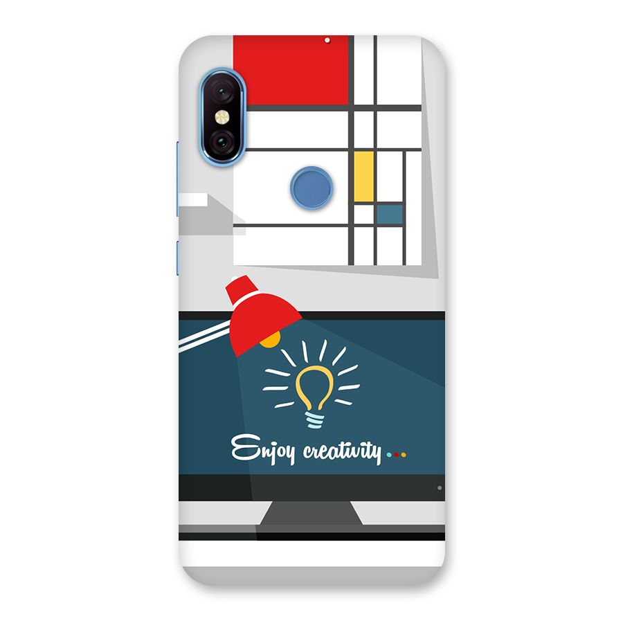 Creative Workspace Design Back Case for Redmi Note 6 Pro