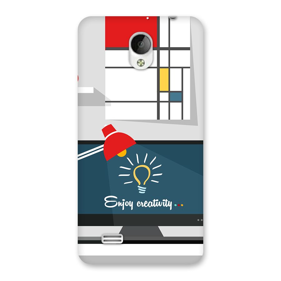 Creative Workspace Design Back Case for Vivo Y21