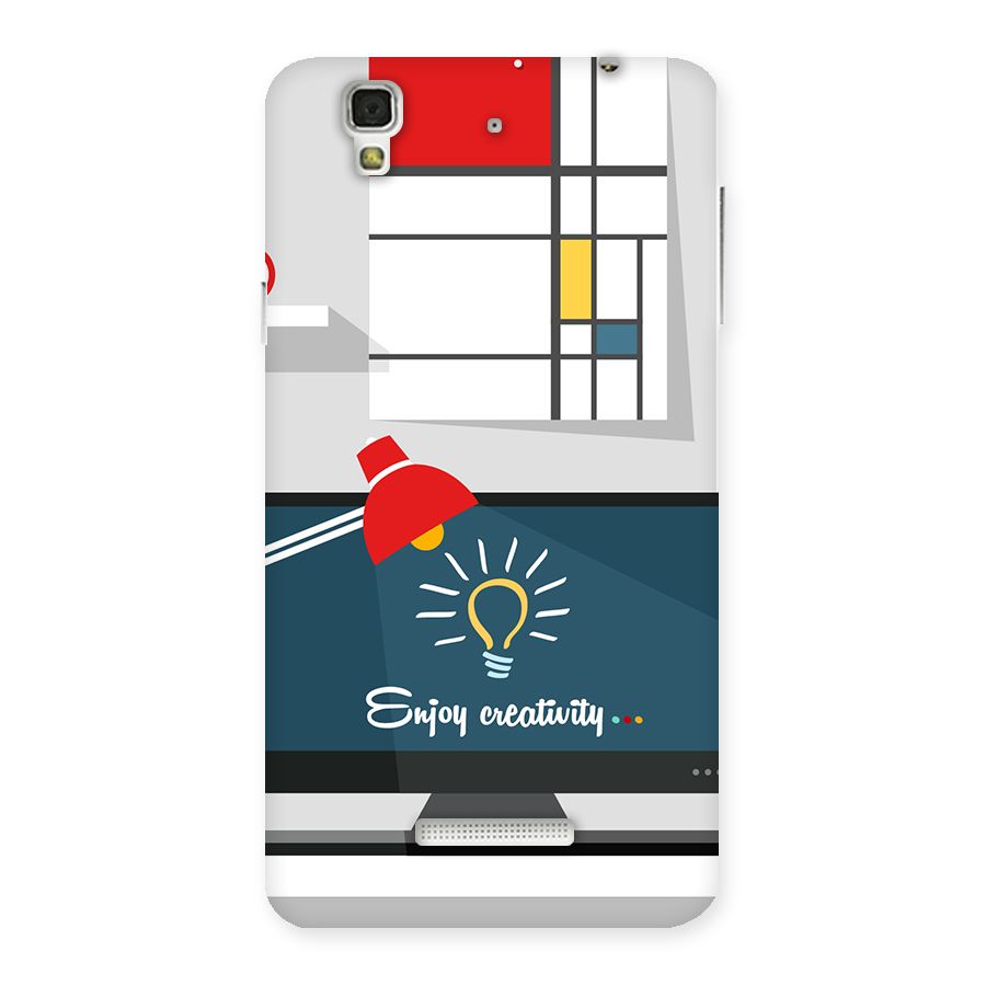 Creative Workspace Design Back Case for YU Yureka Plus
