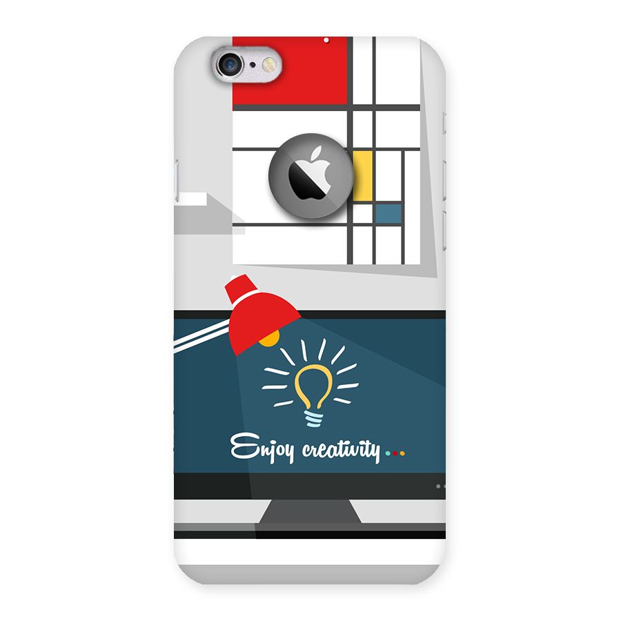 Creative Workspace Design Back Case for iPhone 6 Logo Cut