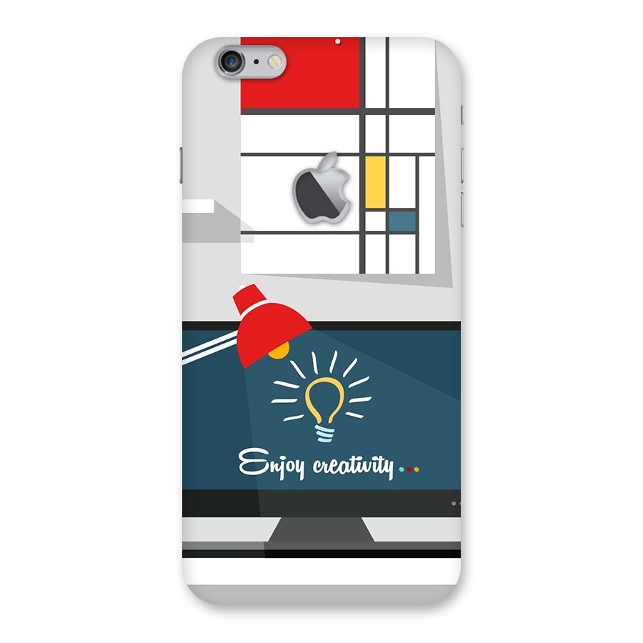 Creative Workspace Design Back Case for iPhone 6 Plus 6S Plus Logo Cut