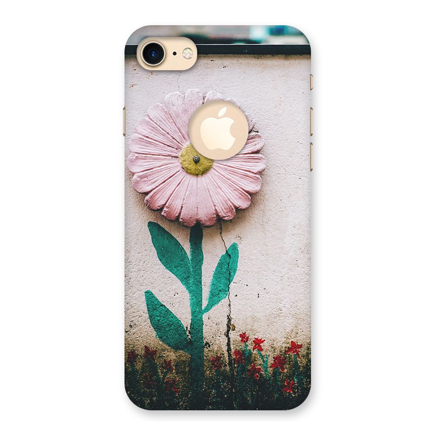Creativity Flower Back Case for iPhone 7 Logo Cut