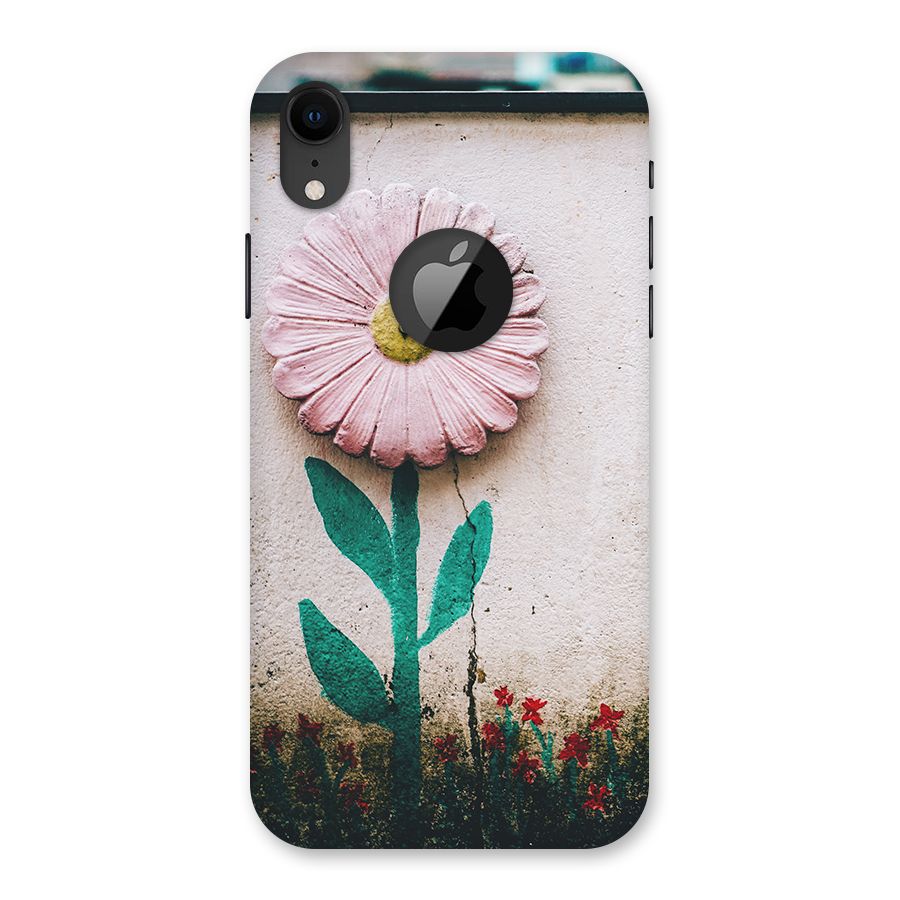 Creativity Flower Back Case for iPhone XR Logo Cut