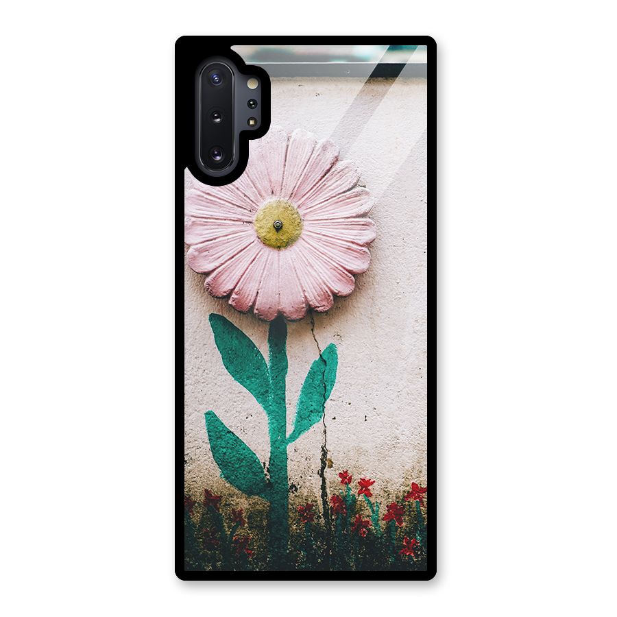 Creativity Flower Glass Back Case for Galaxy Note 10 Plus