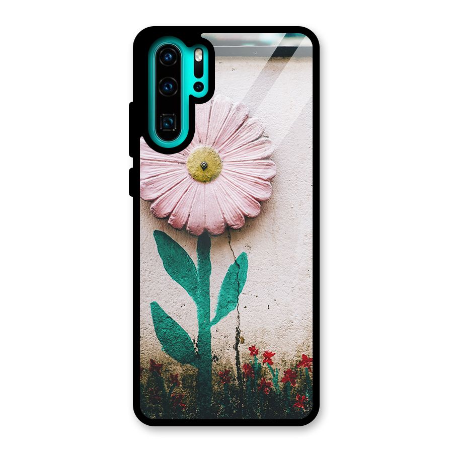 Creativity Flower Glass Back Case for Huawei P30 Pro