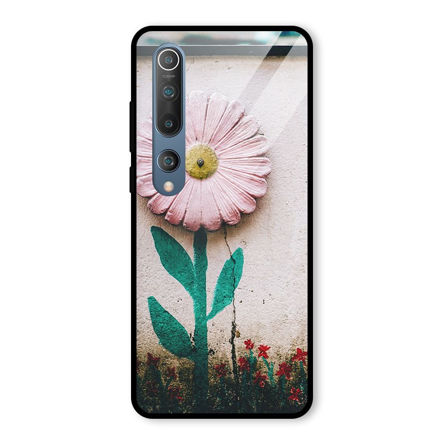 Creativity Flower Glass Back Case for Mi 10