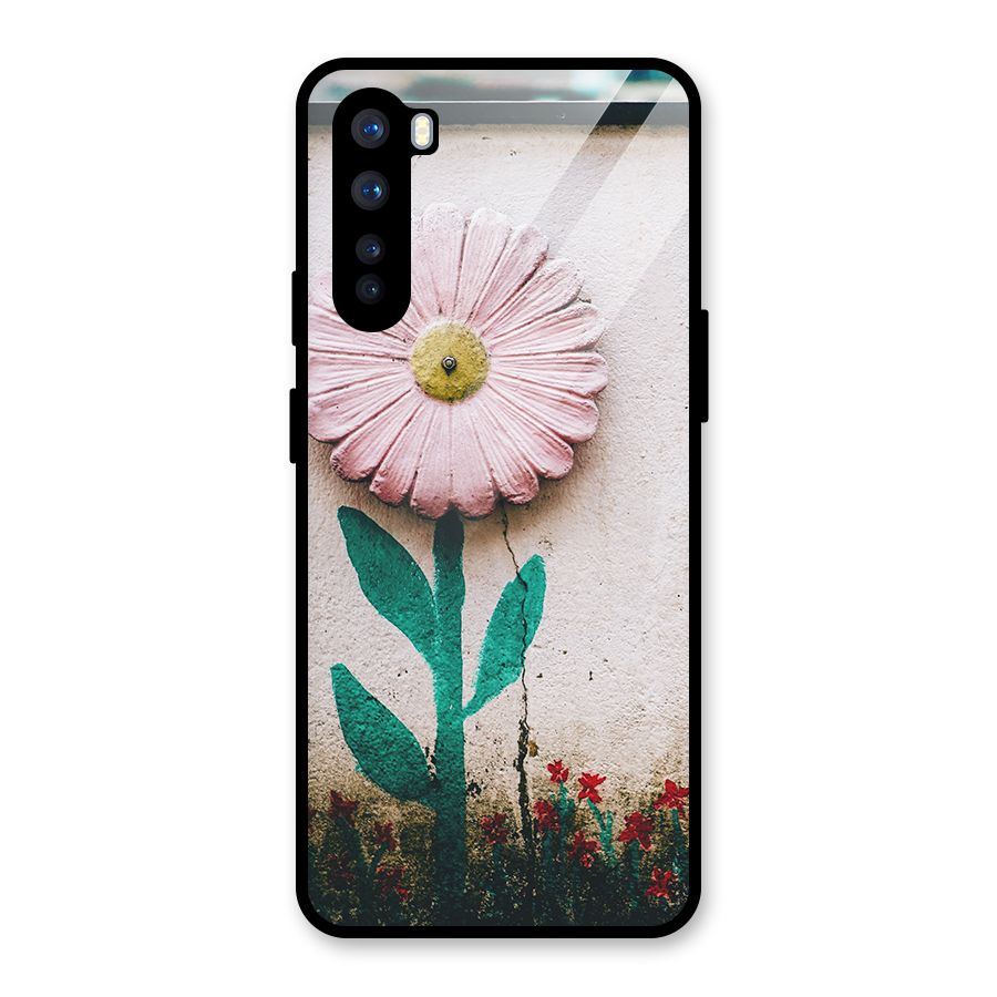 Creativity Flower Glass Back Case for OnePlus Nord