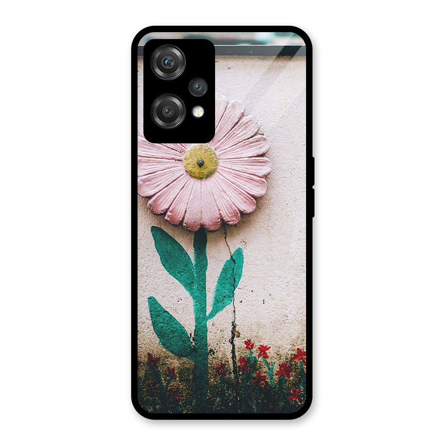 Creativity Flower Glass Back Case for OnePlus Nord CE 2 Lite 5G