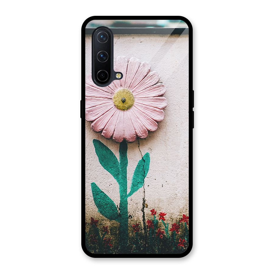 Creativity Flower Glass Back Case for OnePlus Nord CE 5G