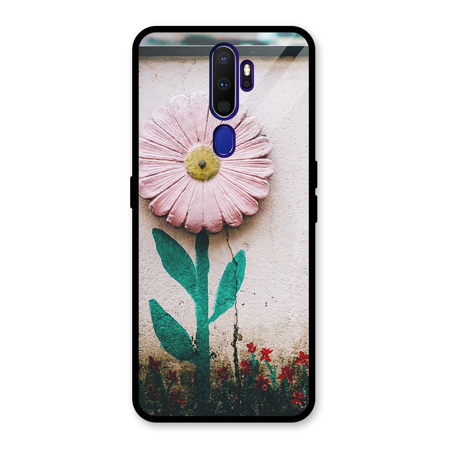 Creativity Flower Glass Back Case for Oppo A9 (2020)