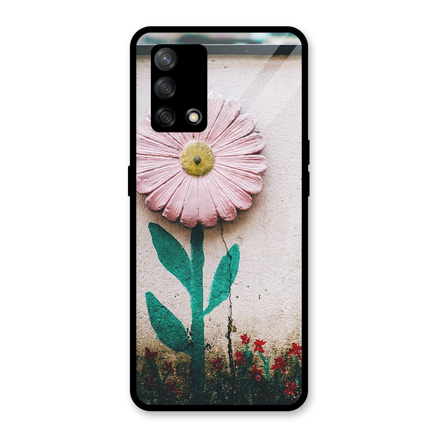 Creativity Flower Glass Back Case for Oppo F19