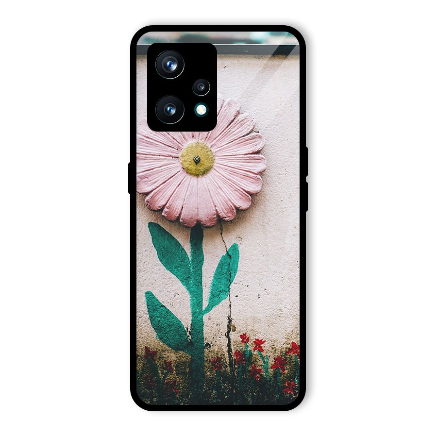 Creativity Flower Glass Back Case for Realme 9 Pro Plus 5G