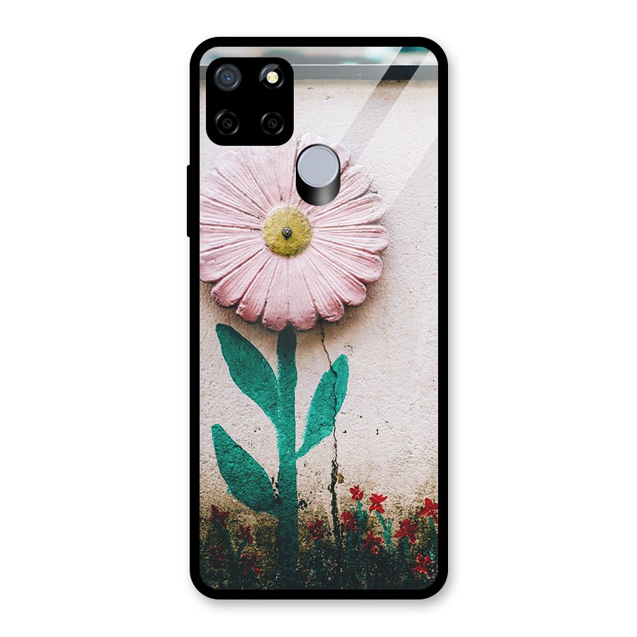 Creativity Flower Glass Back Case for Realme Narzo 20