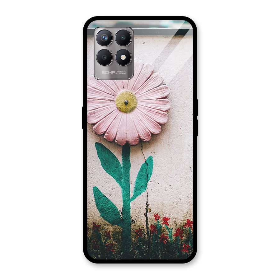 Creativity Flower Glass Back Case for Realme Narzo 50
