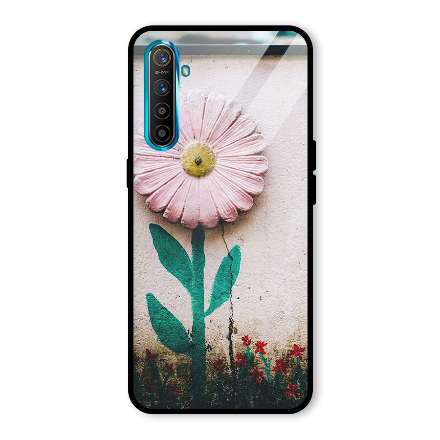 Creativity Flower Glass Back Case for Realme X2