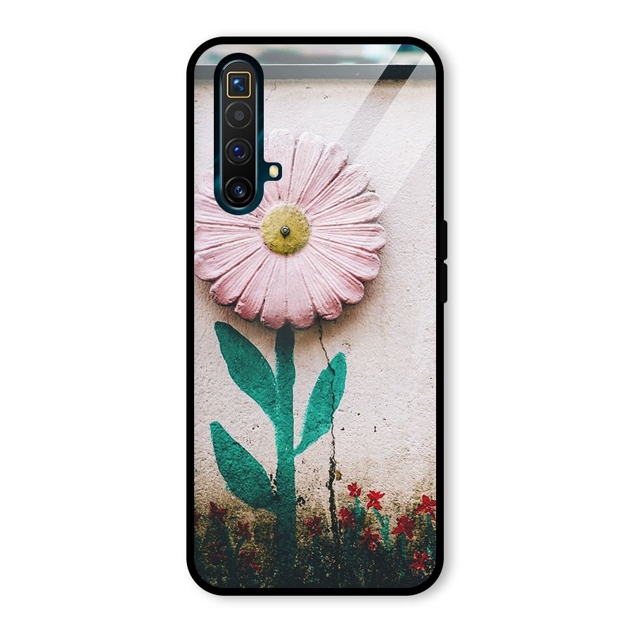 Creativity Flower Glass Back Case for Realme X3