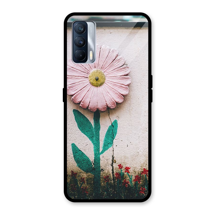 Creativity Flower Glass Back Case for Realme X7