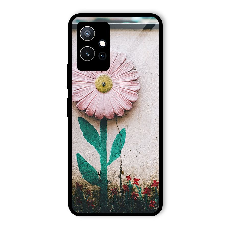 Creativity Flower Glass Back Case for Vivo Y75 5G