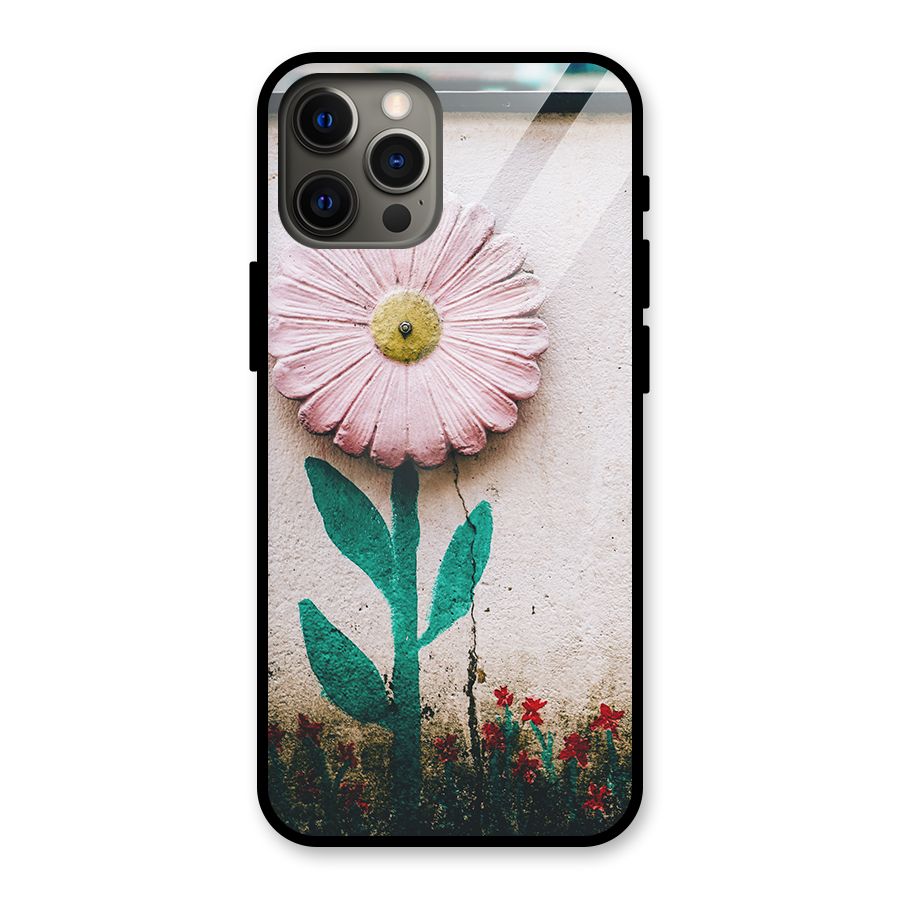 Creativity Flower Glass Back Case for iPhone 12 Pro Max