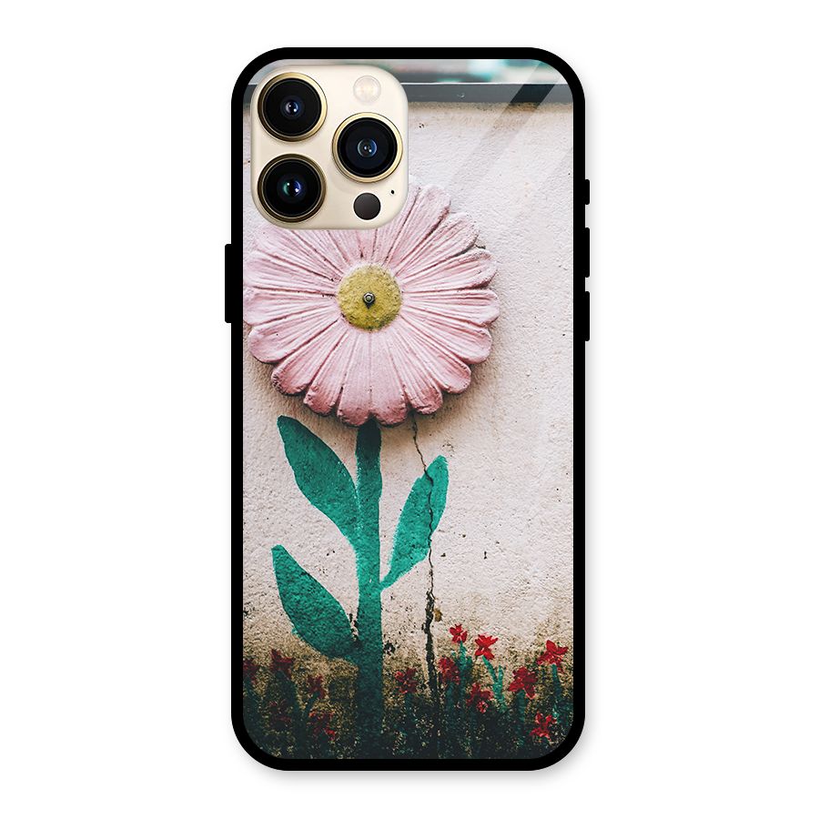 Creativity Flower Glass Back Case for iPhone 13 Pro Max