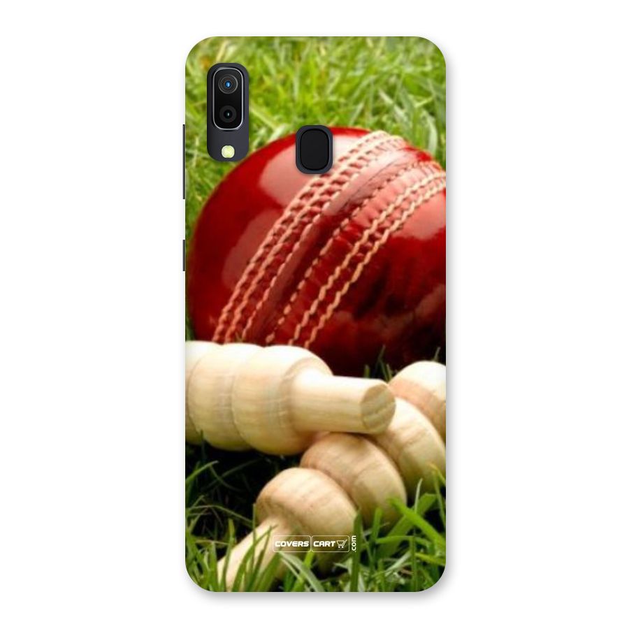 Cricket Ball and Stumps Back Case for Galaxy A30