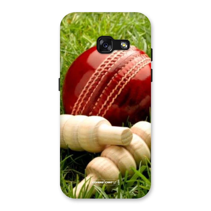 Cricket Ball and Stumps Back Case for Galaxy A3 (2017)