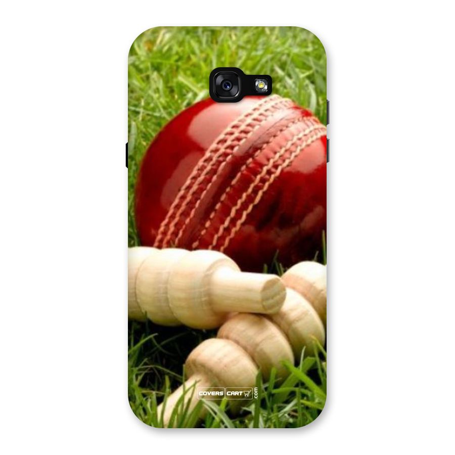 Cricket Ball and Stumps Back Case for Galaxy A7 (2017)