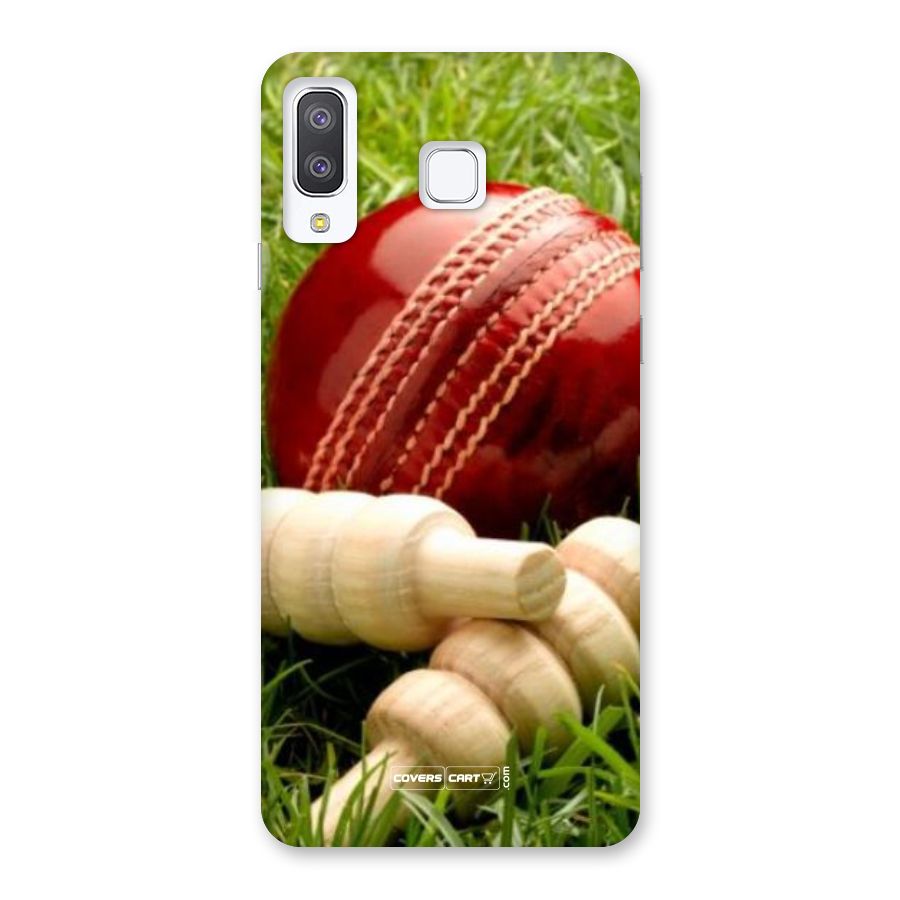 Cricket Ball and Stumps Back Case for Galaxy A8 Star