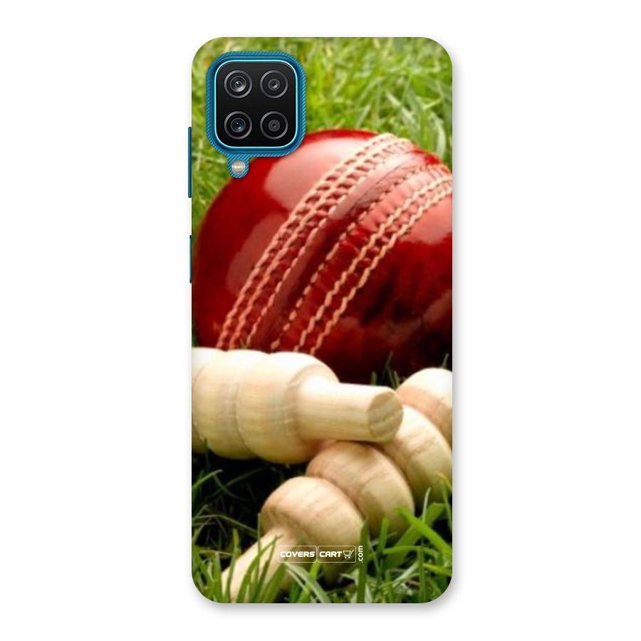 Cricket Ball and Stumps Back Case for Galaxy F12