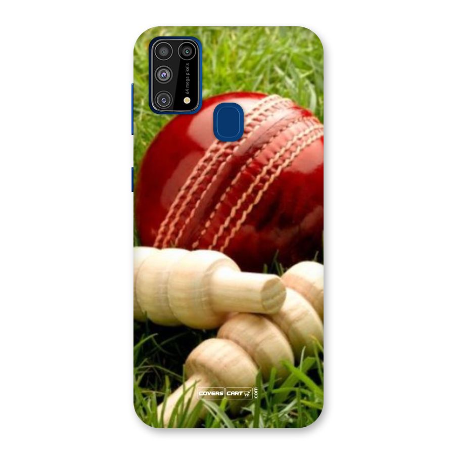 Cricket Ball and Stumps Back Case for Galaxy M31