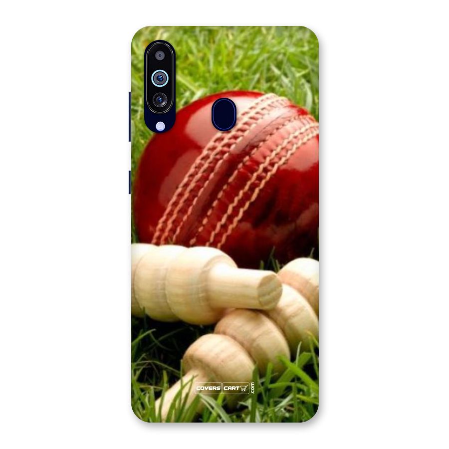 Cricket Ball and Stumps Back Case for Galaxy M40