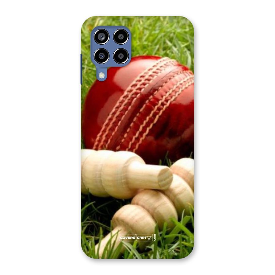 Cricket Ball and Stumps Back Case for Galaxy M53 5G