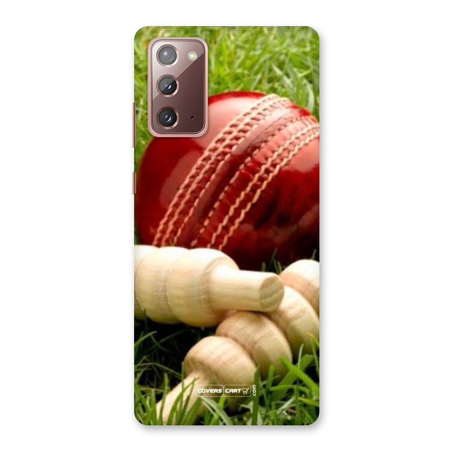 Cricket Ball and Stumps Back Case for Galaxy Note 20