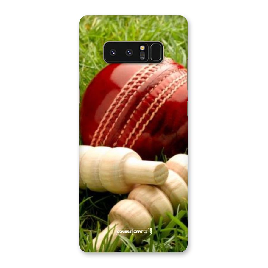 Cricket Ball and Stumps Back Case for Galaxy Note 8