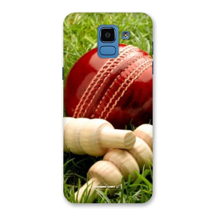 Cricket Ball and Stumps Back Case for Galaxy On6