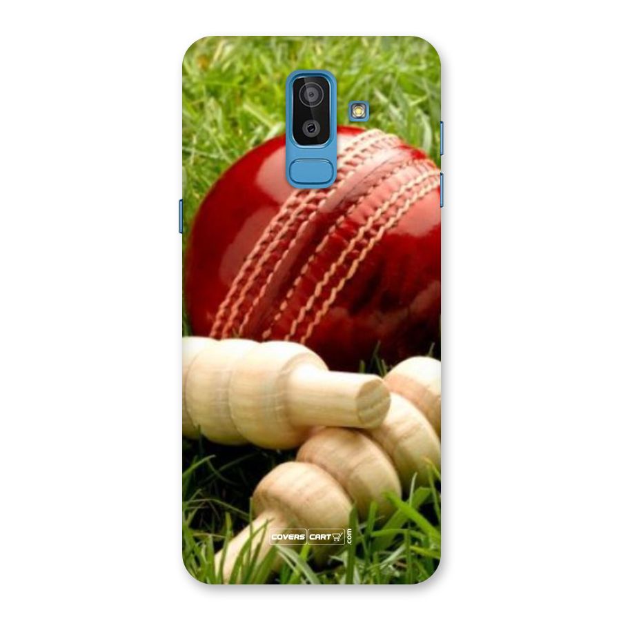 Cricket Ball and Stumps Back Case for Galaxy On8 (2018)