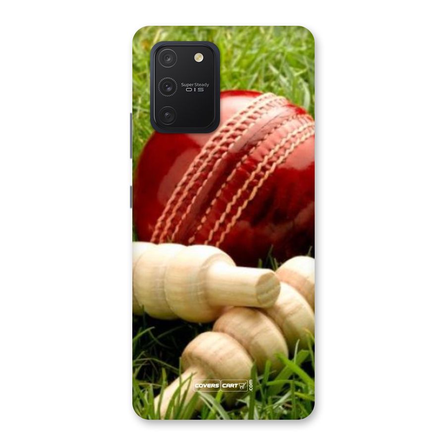 Cricket Ball and Stumps Back Case for Galaxy S10 Lite