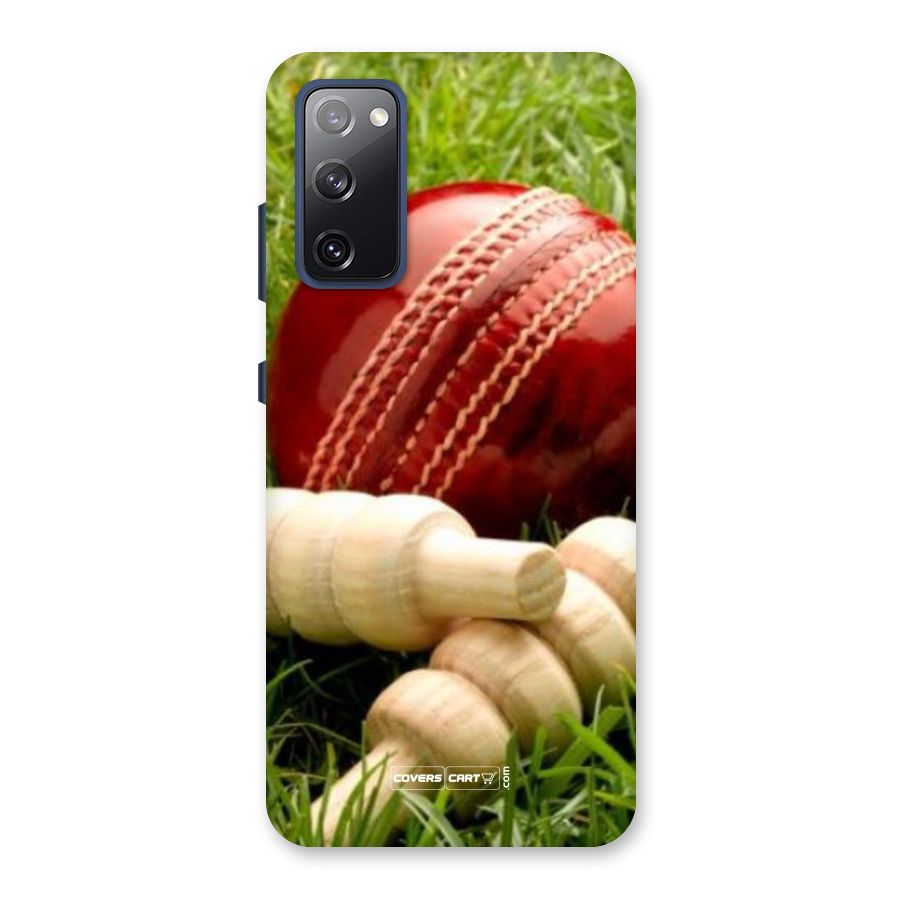 Cricket Ball and Stumps Back Case for Galaxy S20 FE