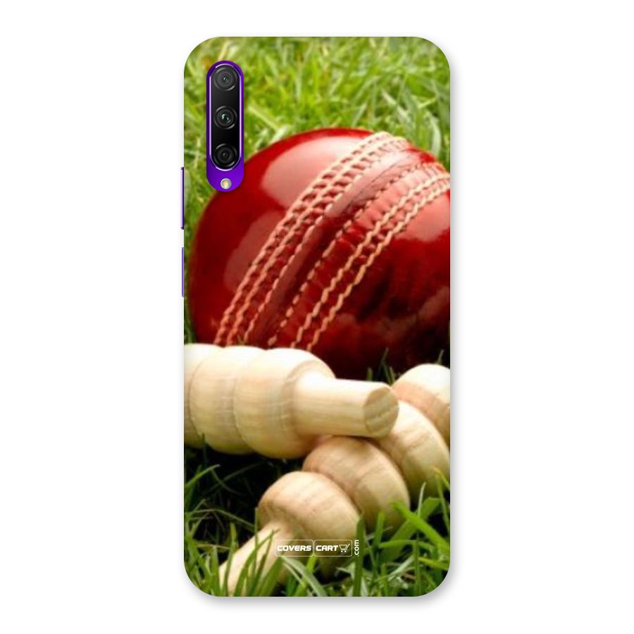 Cricket Ball and Stumps Back Case for Honor 9X Pro