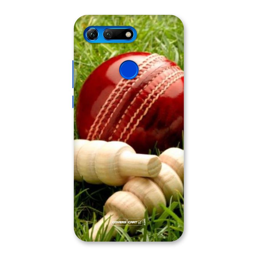 Cricket Ball and Stumps Back Case for Honor View 20