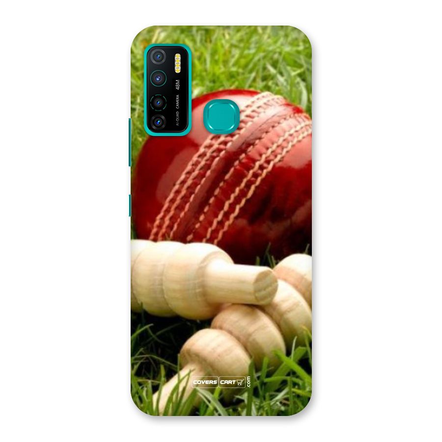 Cricket Ball and Stumps Back Case for Infinix Hot 9 Pro