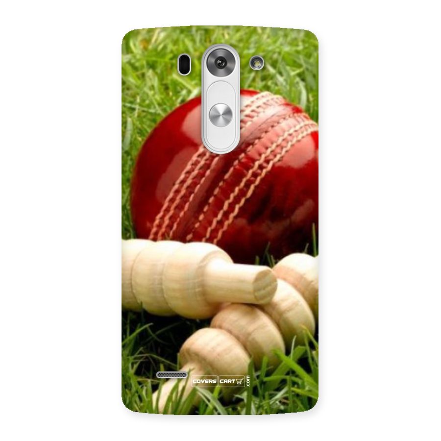 Cricket Ball and Stumps Back Case for LG G3 Mini