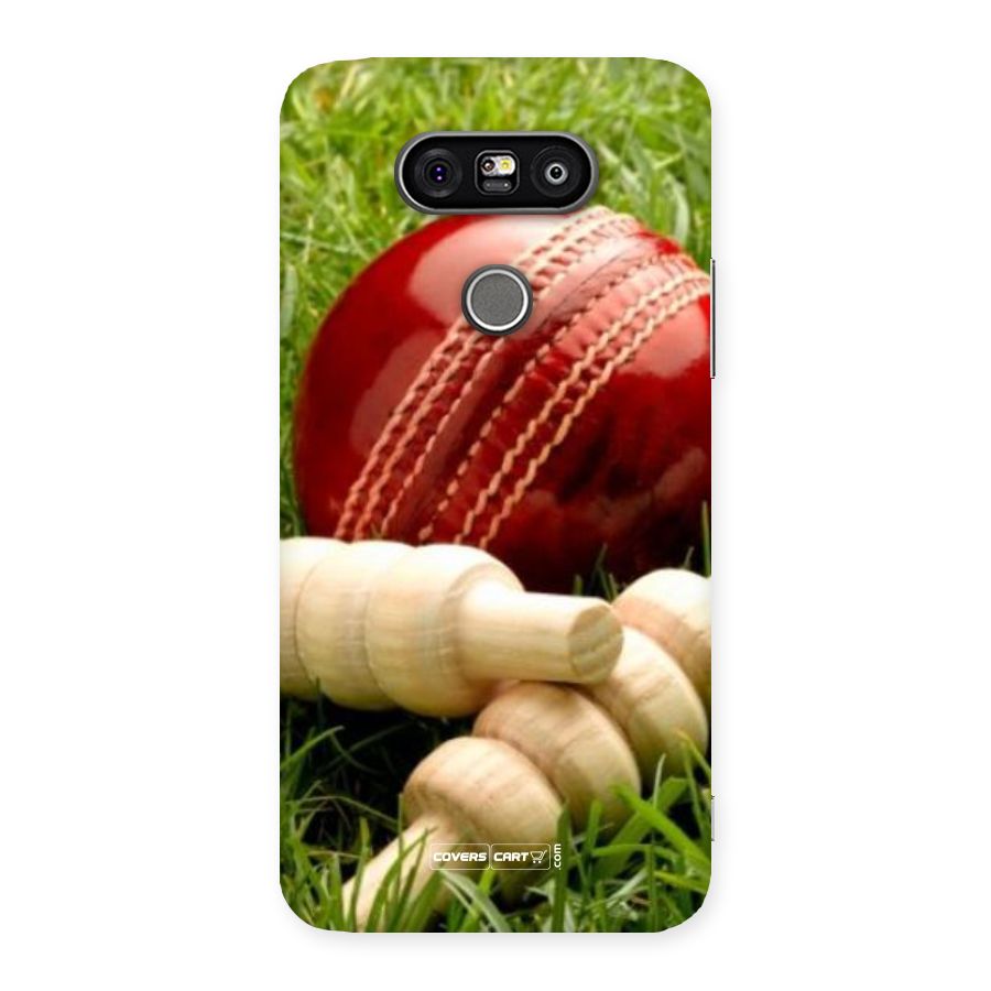 Cricket Ball and Stumps Back Case for LG G5