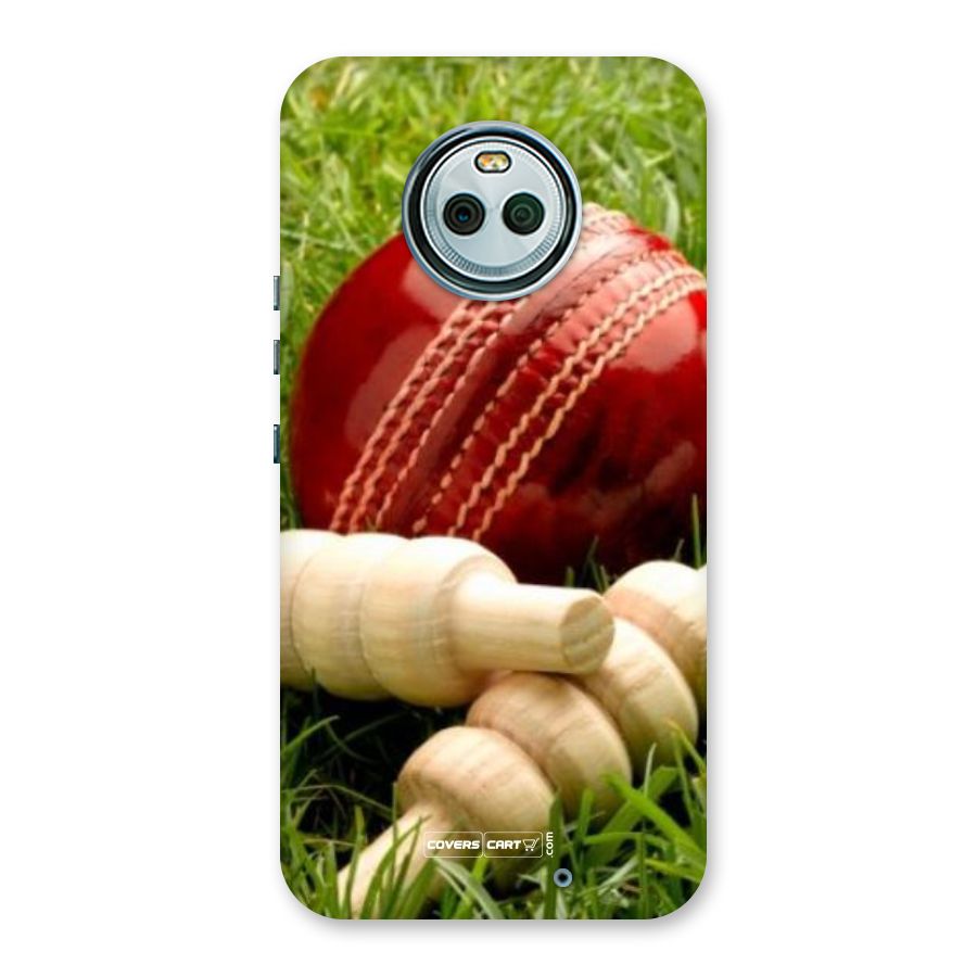 Cricket Ball and Stumps Back Case for Moto X4