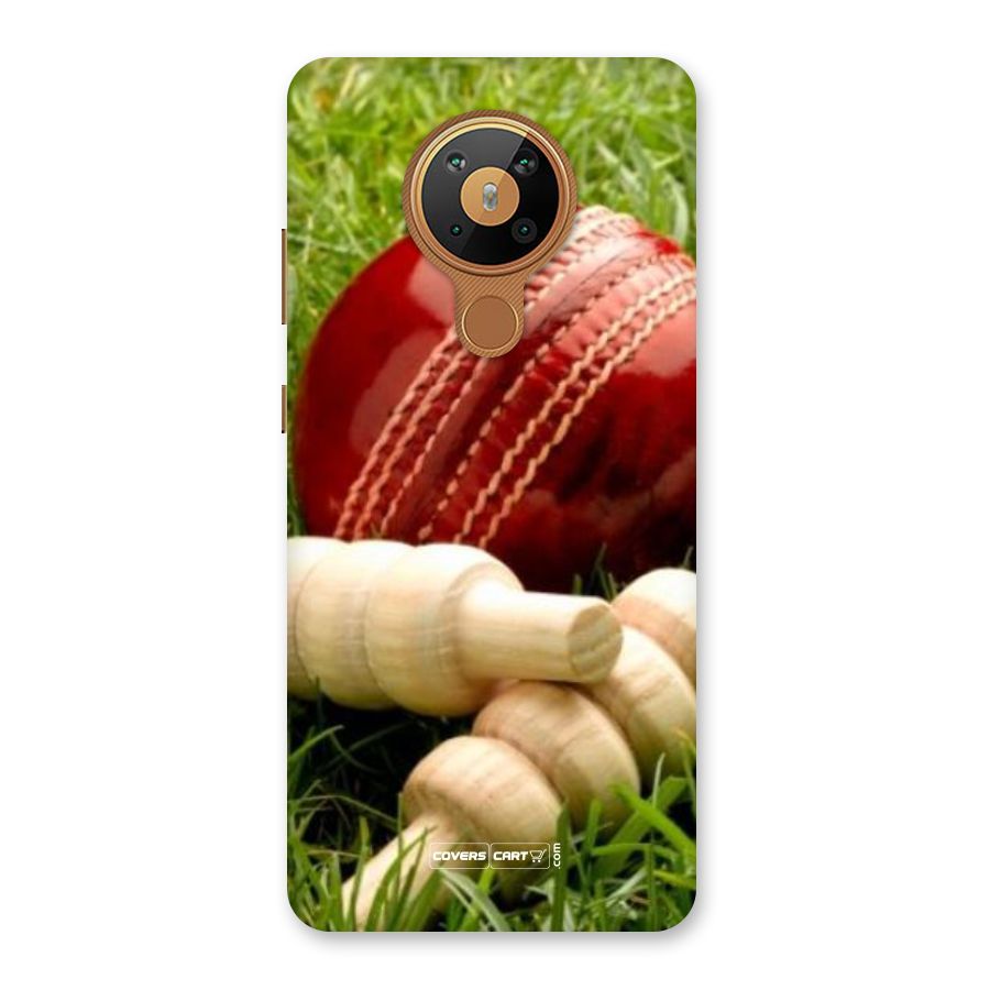 Cricket Ball and Stumps Back Case for Nokia 5.3