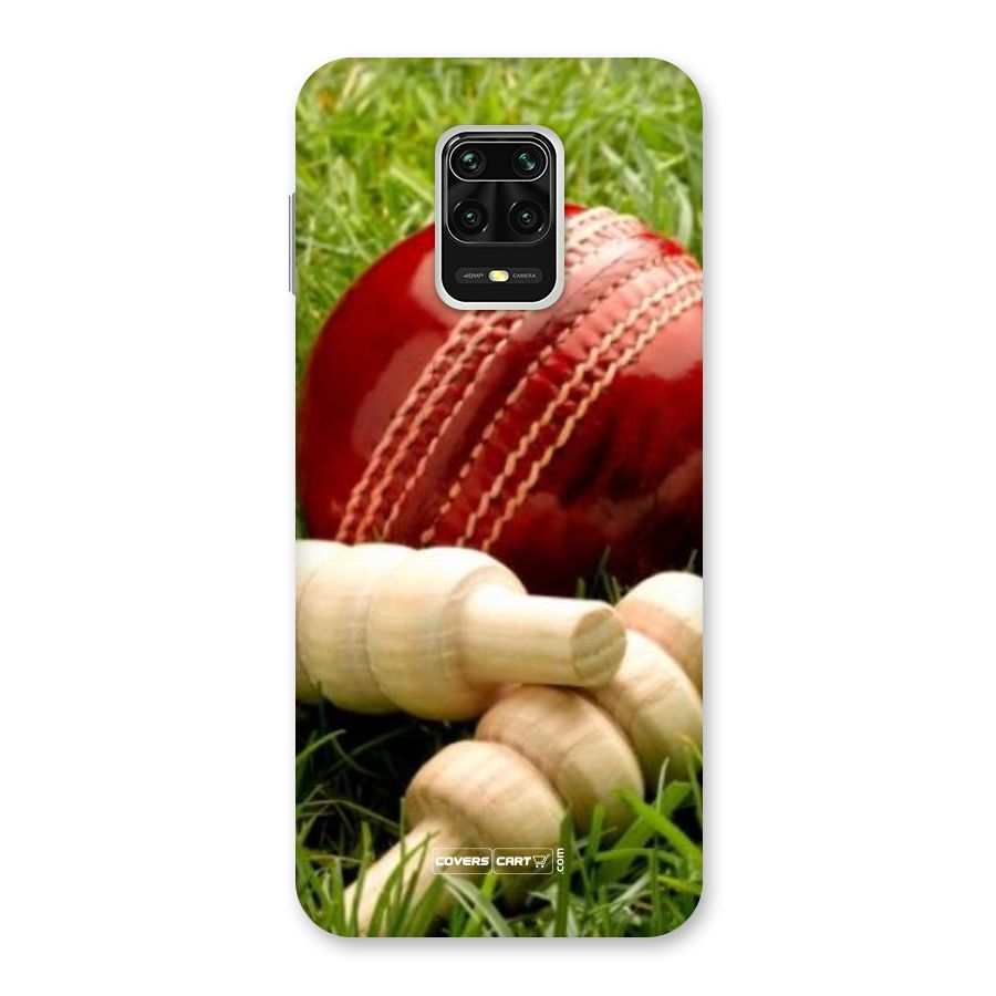 Cricket Ball and Stumps Back Case for Poco M2 Pro