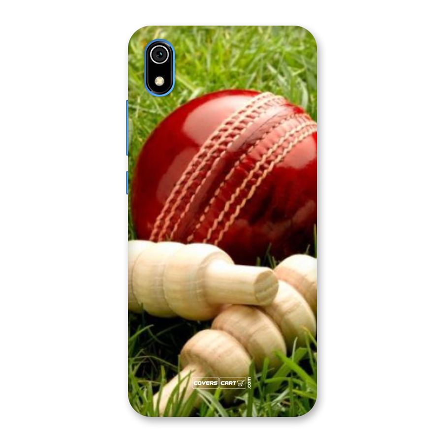 Cricket Ball and Stumps Back Case for Redmi 7A